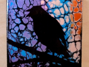 Crow painting