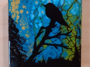 Hummingbird painting